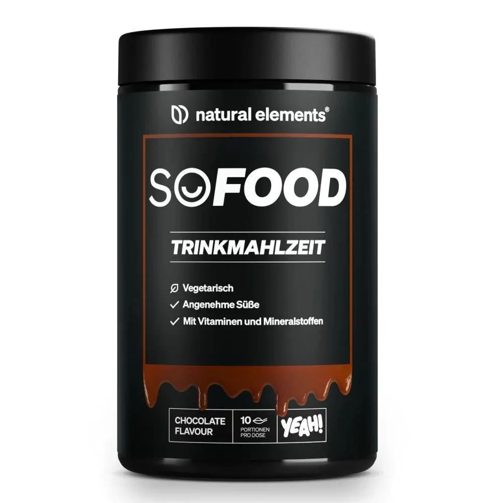 Natural Elements So Food Trinkmahlzeit repas à boire 900 g chocolat