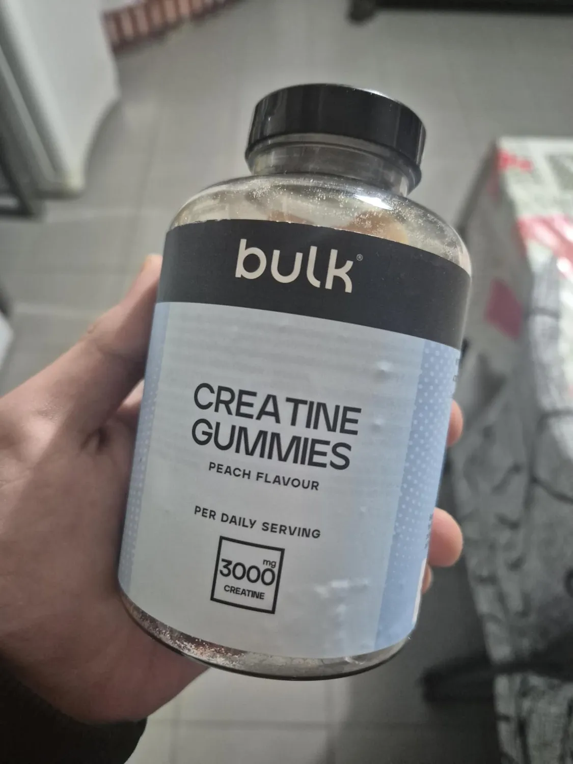 Bulk Gummies créatine pêche 60 gommes 1 g