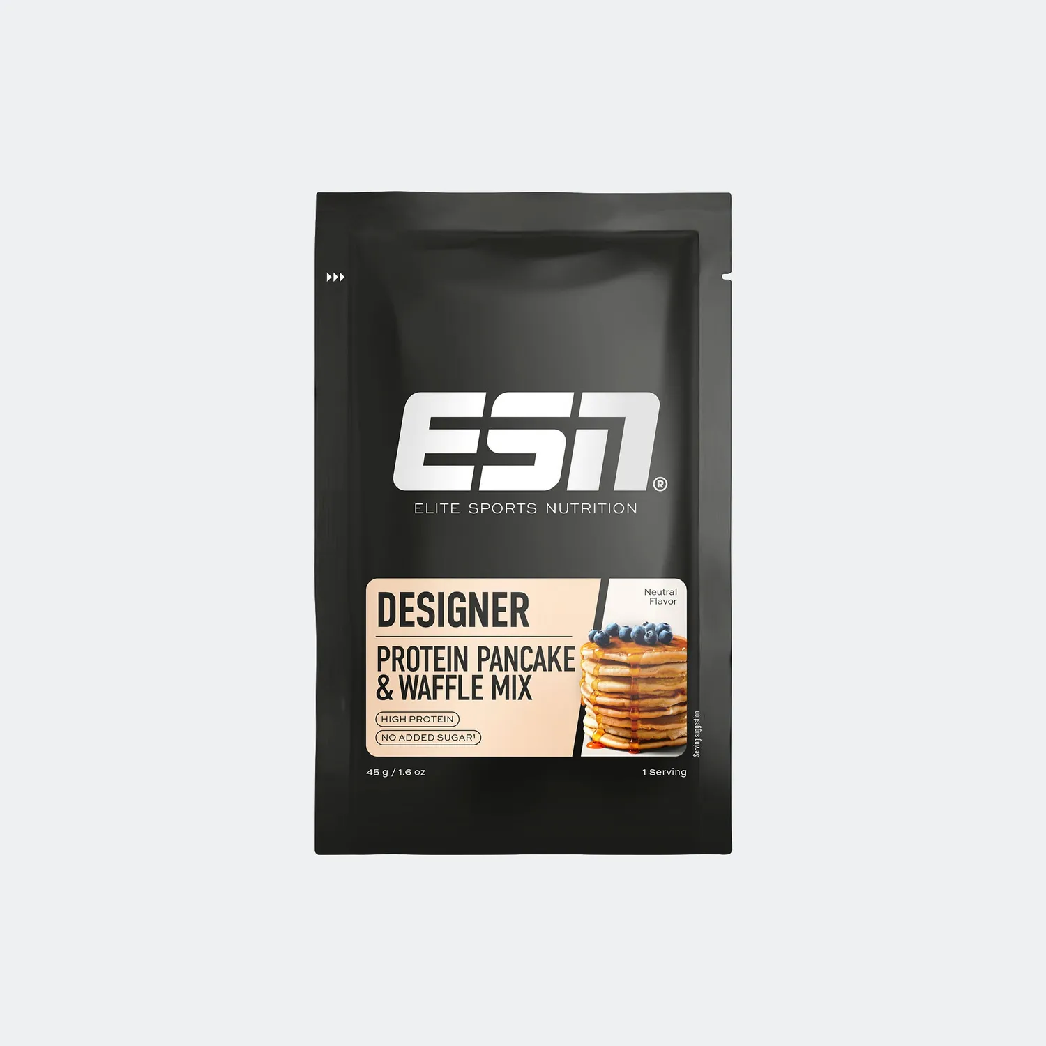 ESN Designer Protein Pancake and Waffle Mix préparation pancakes Neutral 45 g protéines