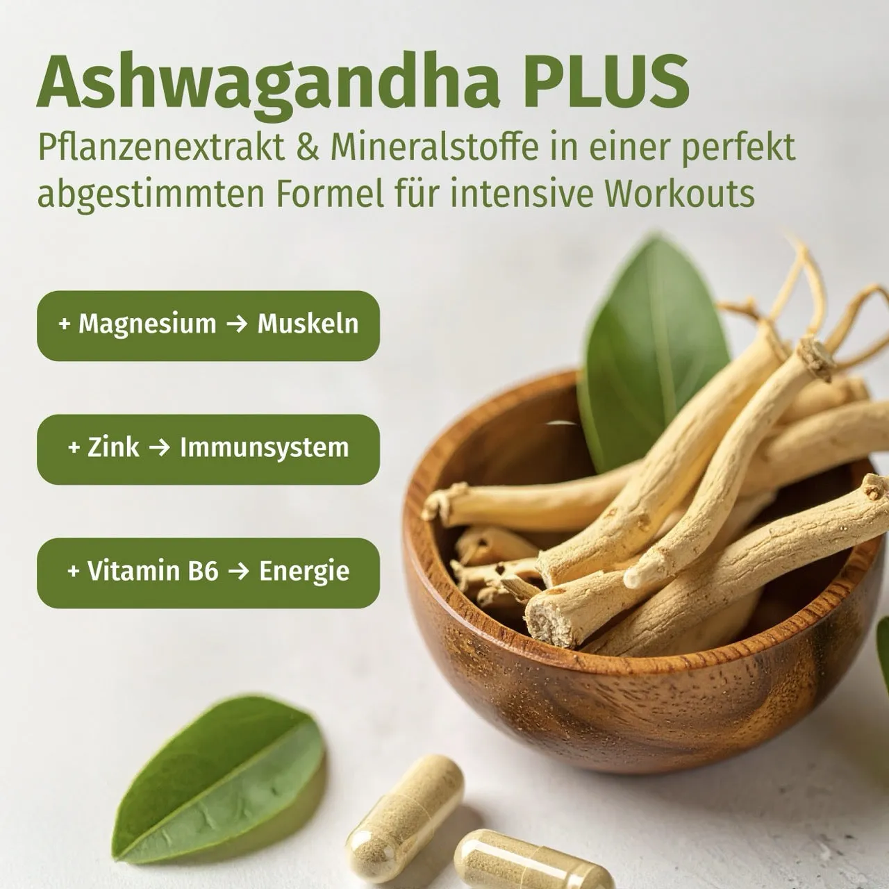 AllStars Ashwagandha Plus gélules 120 unités KSM-66 vegan