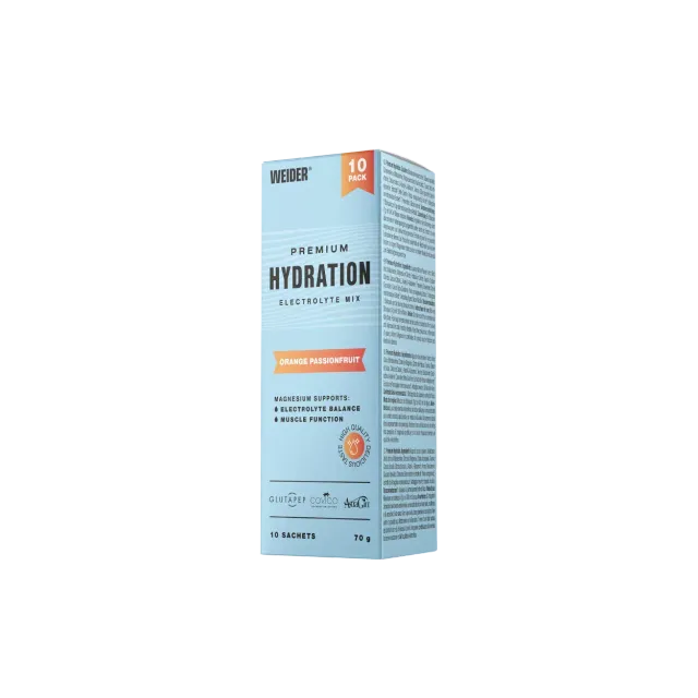 Weider Premium Hydration poudre d’hydratation Orange Passionfruit