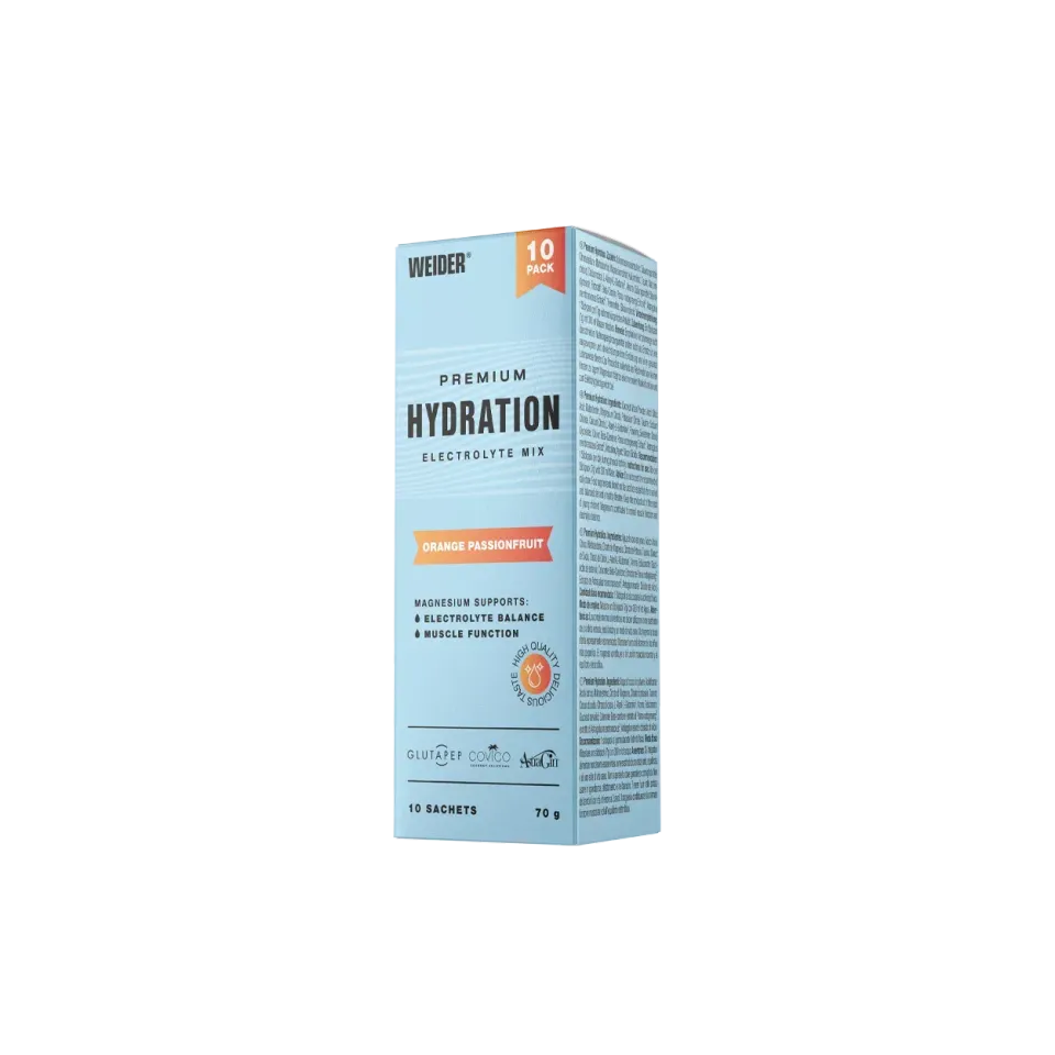 Weider Premium Hydration poudre d’hydratation Orange Passionfruit