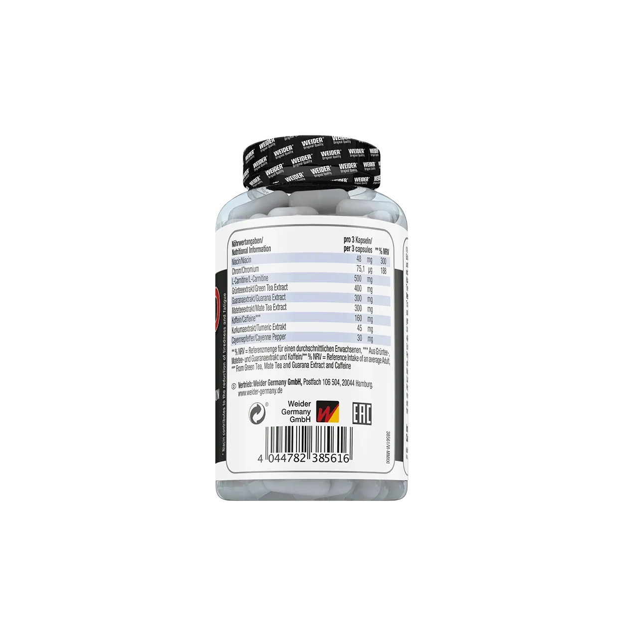 Weider Thermo Caps gélules caféine