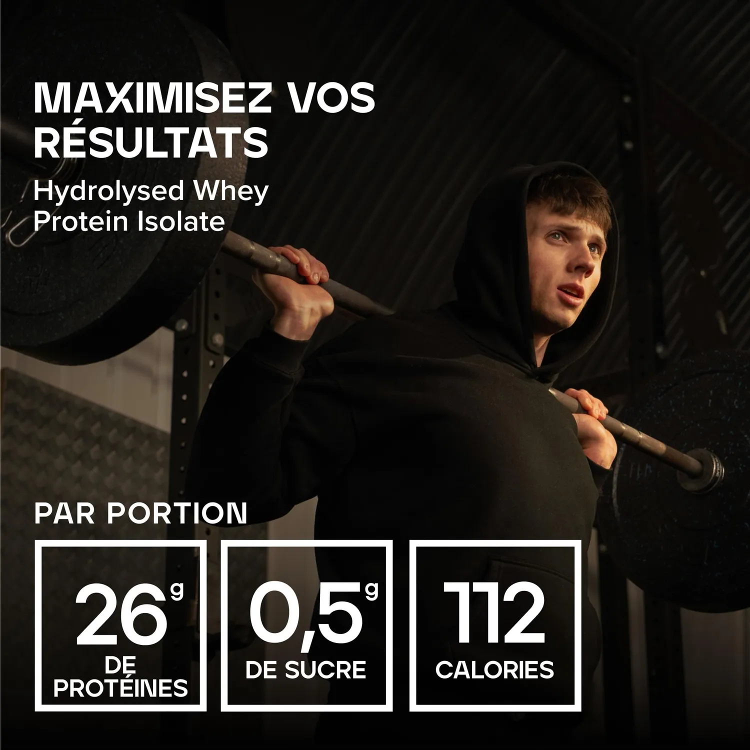 BULK Isolat de Whey Protéine Hydrolysé Nature 2,5 kg 90 % protéines