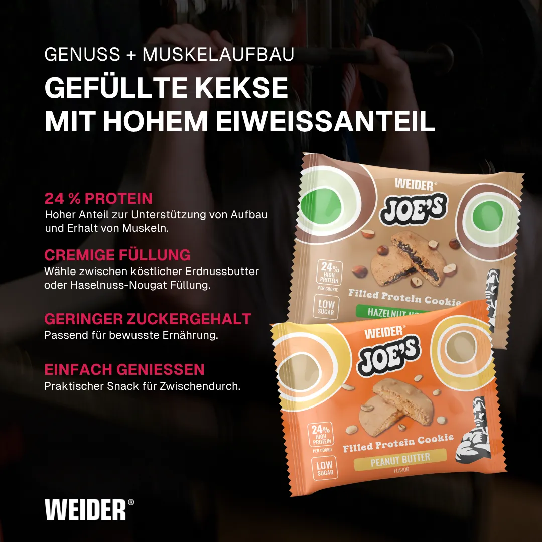 Weider Joe's Filled Protein Cookie cookie protéiné noisette-nougat