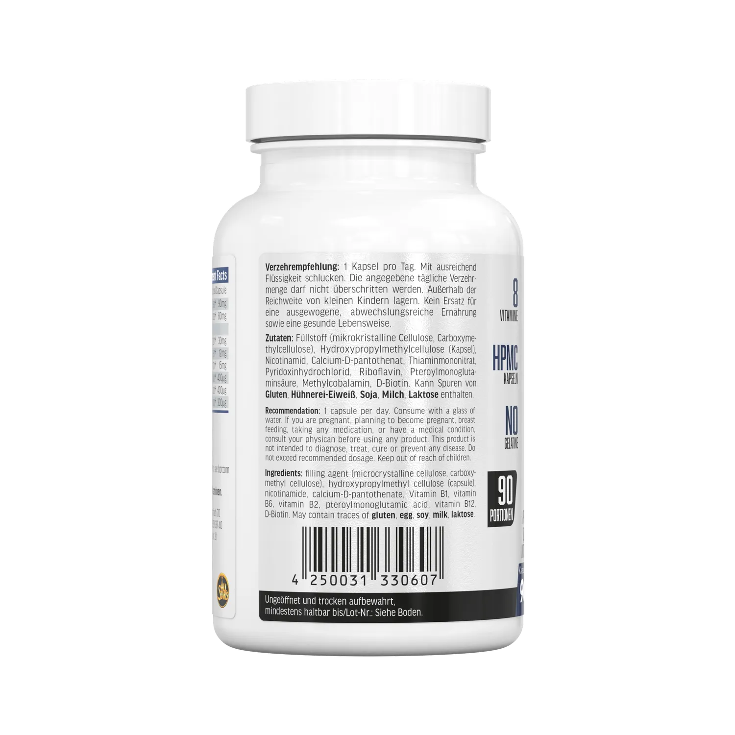 AllStars Vitamin B-Complex gélules 90 hautement dosé