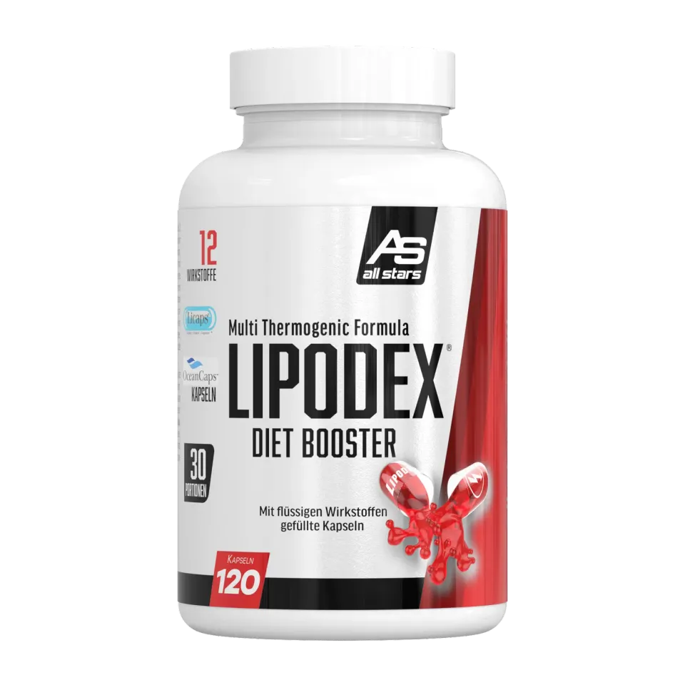 AllStars Lipodex Diet Booster capsules 120 unités, formule multi-thermogénique
