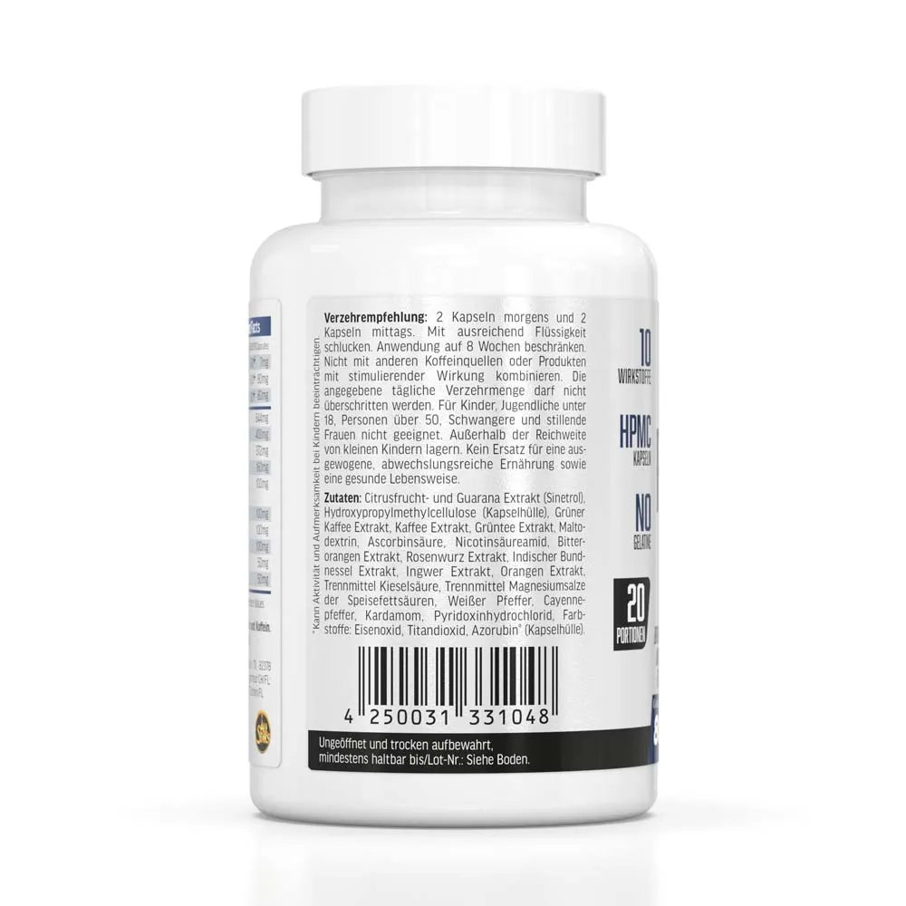 AllStars Fenidrol gélules 80 capsules caféine