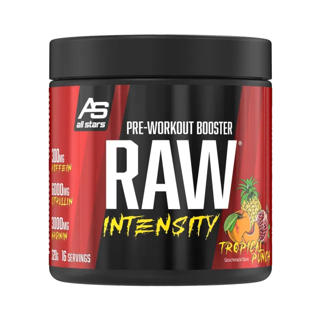 AllStars Platinum Series Raw Intensity Pre Workout Booster poudre Berry Blast