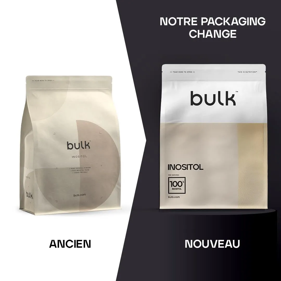 BULK Inositol en poudre 500 g sans arôme 500 mg myo-inositol