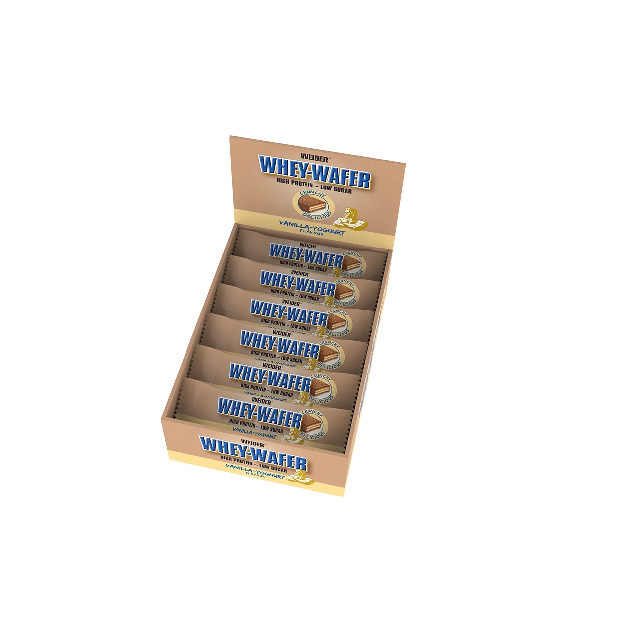 Weider Whey Wafer gaufrette protéinée boîte de 12 chocolat