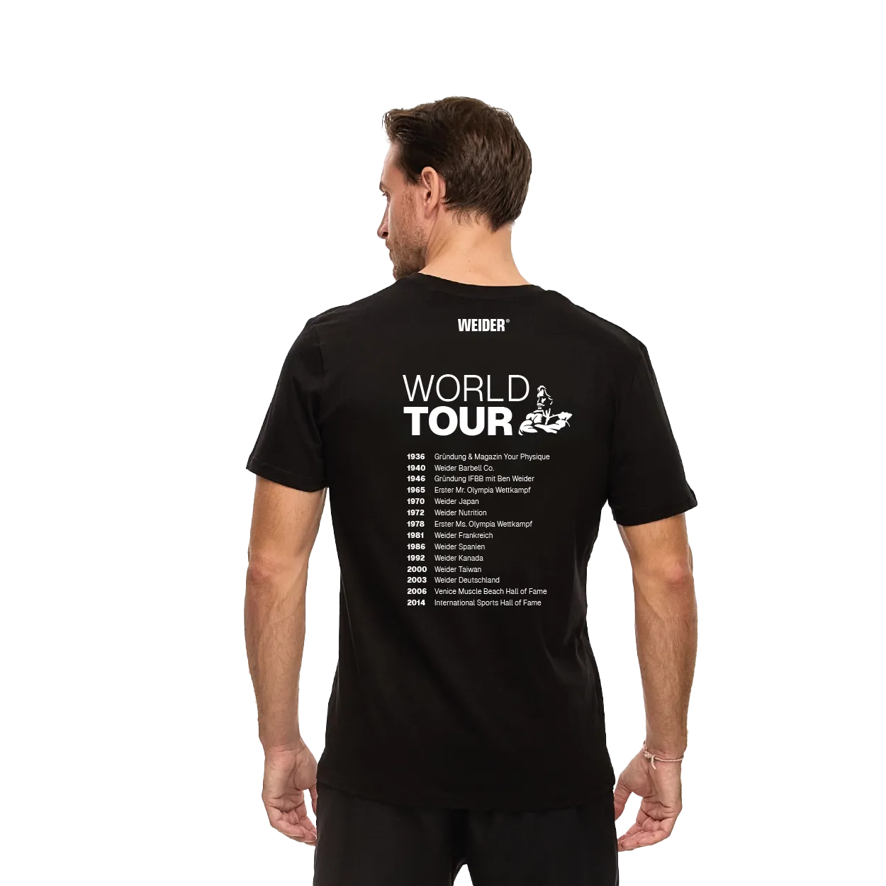 Weider #ImmerWeider t-shirt noir M unisexe