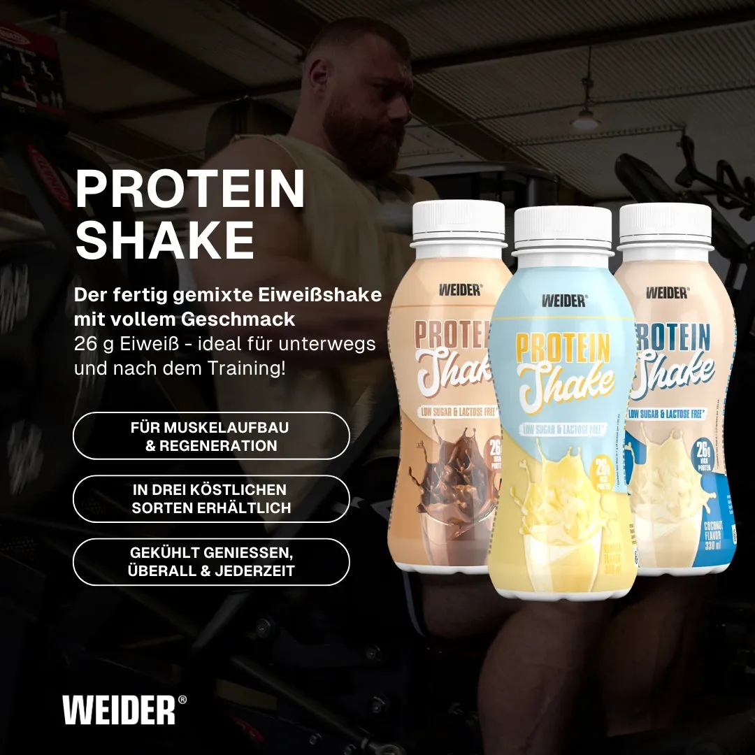Weider Protein Shake boisson protéinée chocolat 330 ml sans lactose