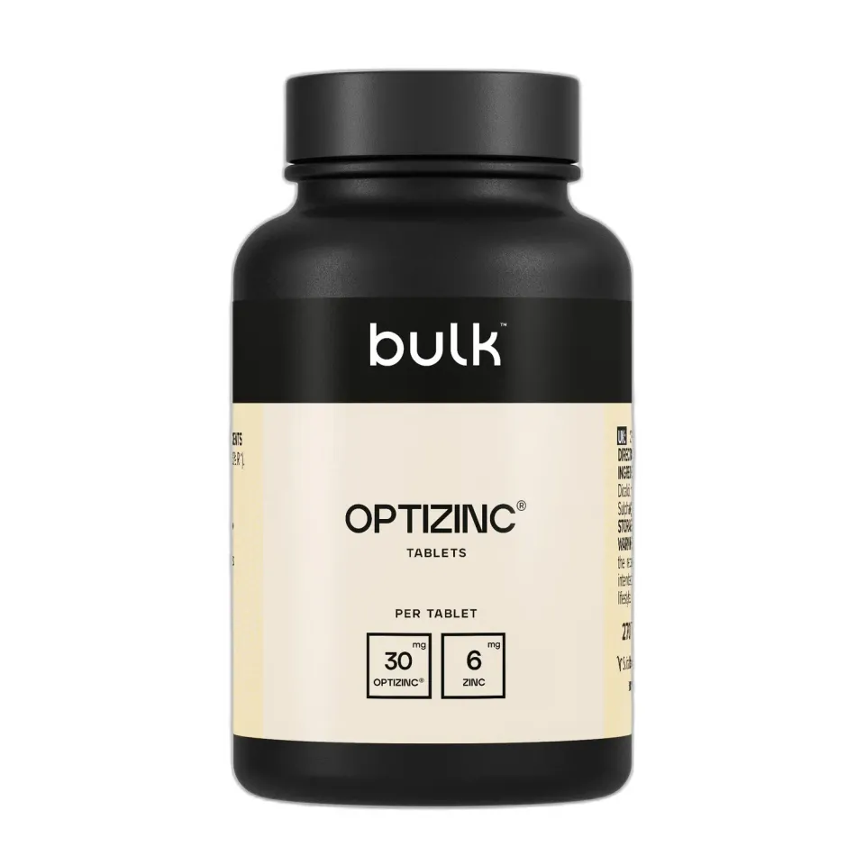 BULK OptiZinc Pure comprimés 30 mg 270 unités zinc méthionine