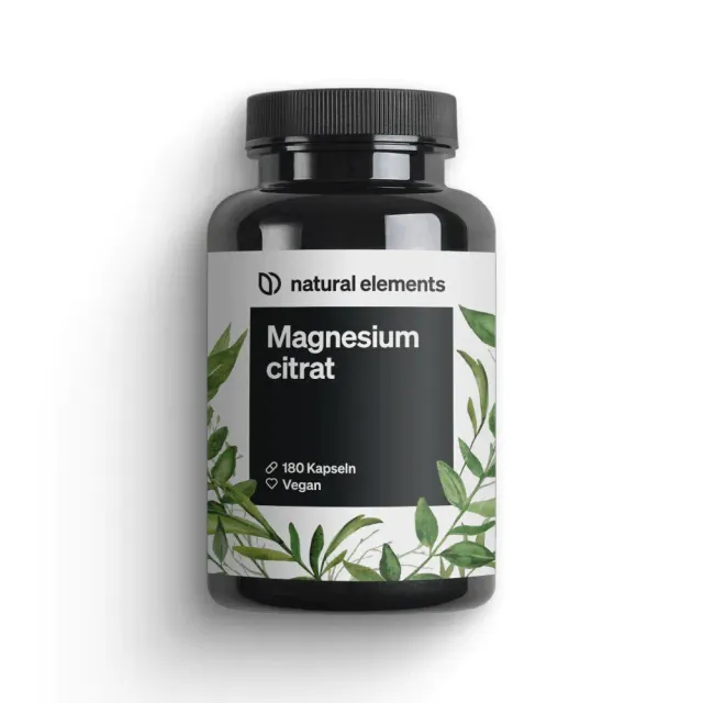 Natural Elements Magnesiumcitrat magnésium citrate 180 gélules