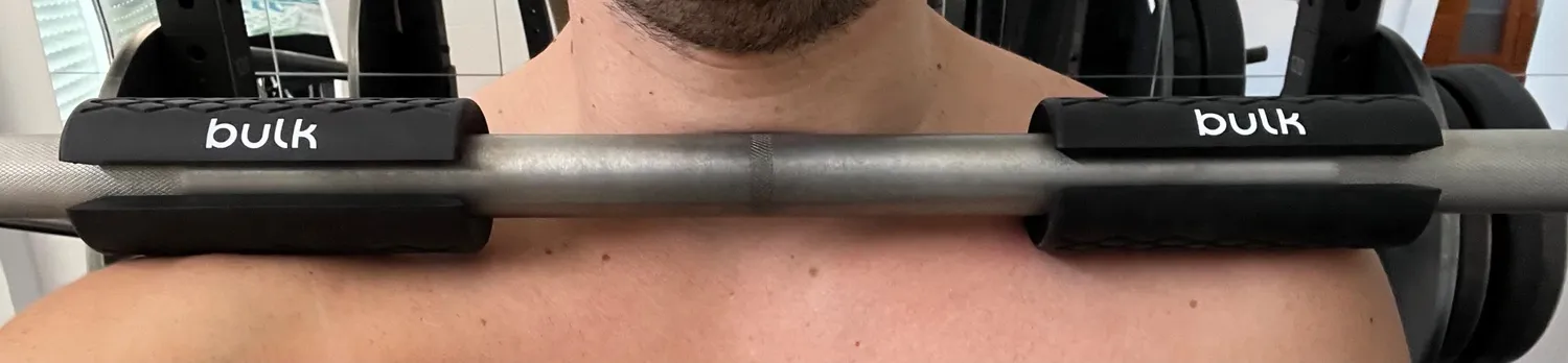 Bulk Poignées épaisses musculation silicone antidérapant x2