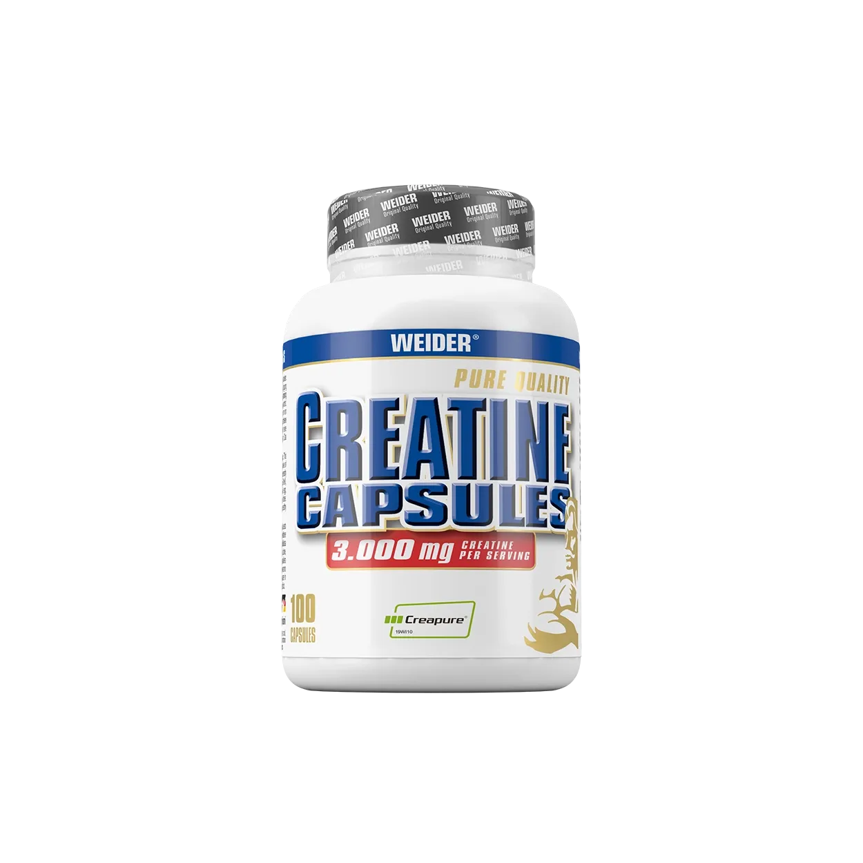 Weider Pure Creatine Caps gélules 100 capsules Creapure