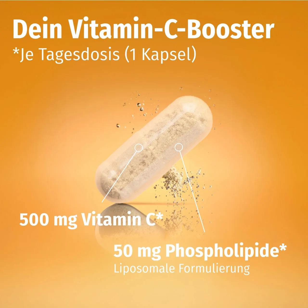 AllStars Vitamin C gélules 90 unités 500 mg avec phospholipides