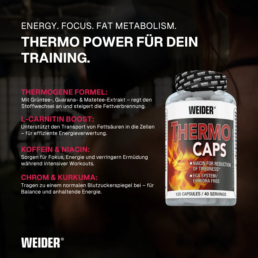 Weider Thermo Caps gélules caféine