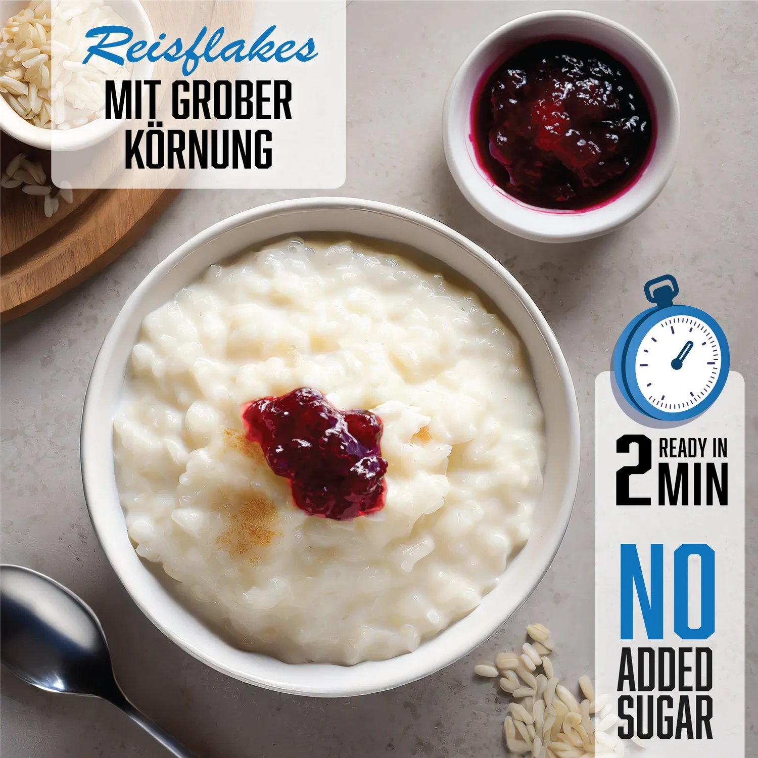 AllStars Rice Pudding poudre 400 g goût neutre