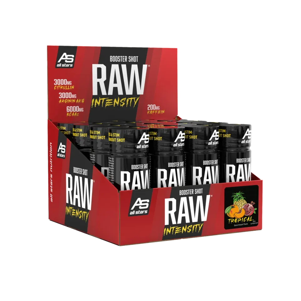 AllStars Intensity Booster Shot pré-workout Tropical 1 shot caféiné
