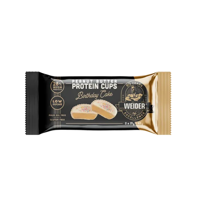 Weider Protein Cups cups protéinés Peanut Butter, faibles en sucres
