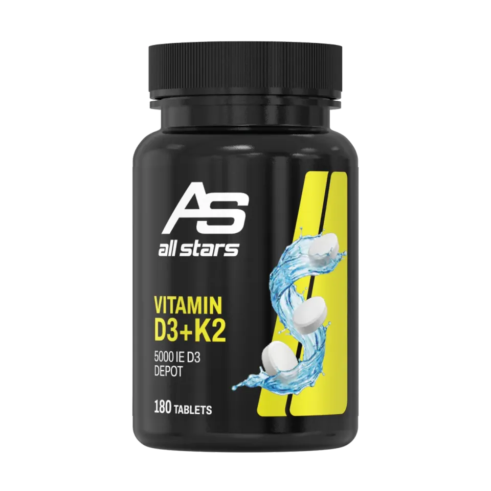 AllStars Vitamin D3+K2 comprimés dépôt 180 comprimés