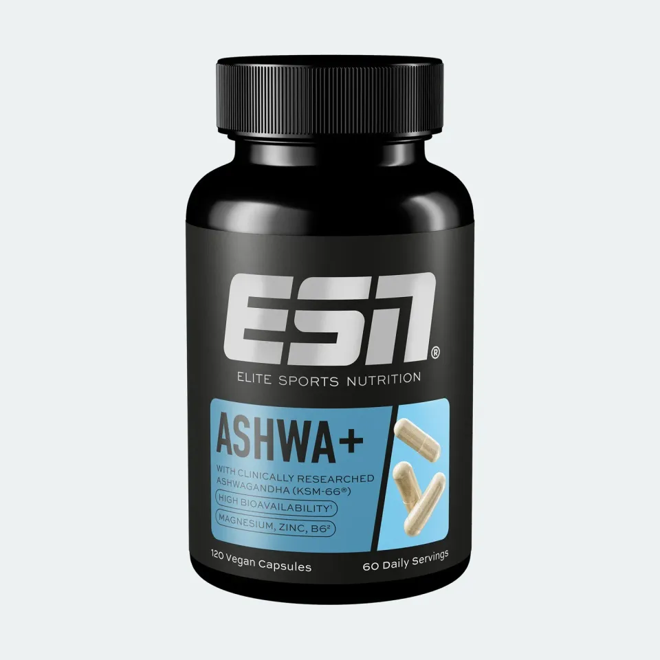 ESN Ashwa+ gélules ashwagandha KSM-66 120 gélules