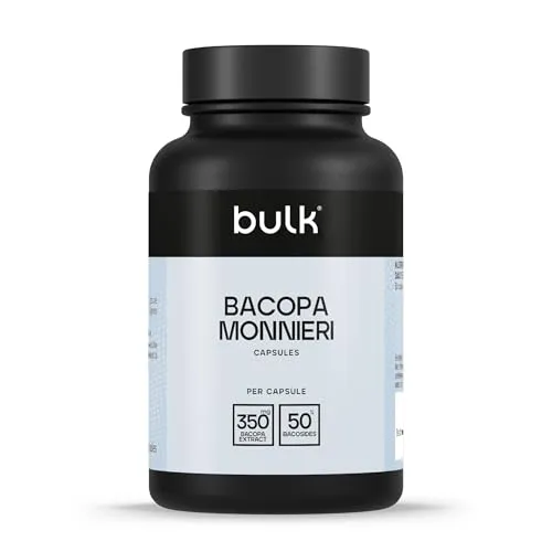 Bulk Bacopa Monnieri gélules 350 mg standardisé bacosides