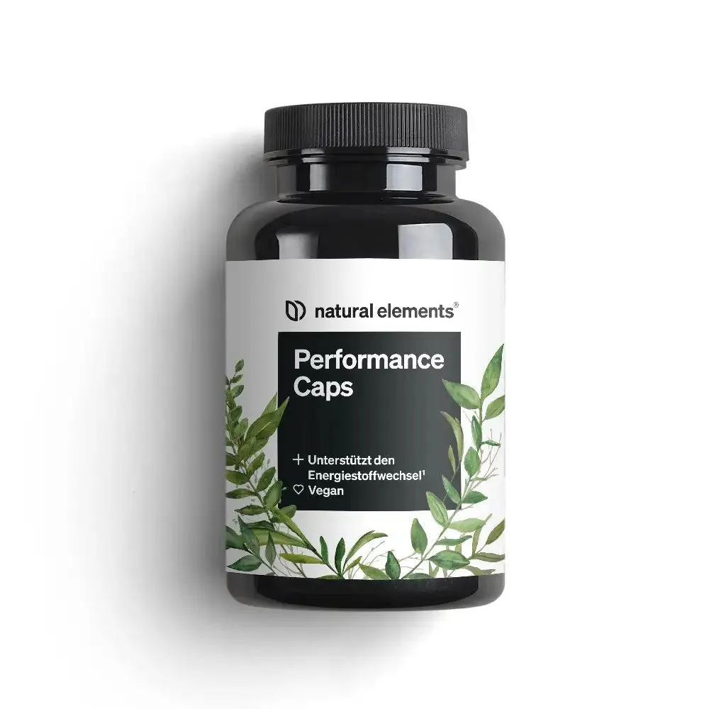 Natural Elements Performance Caps capsules 120 unités caféine