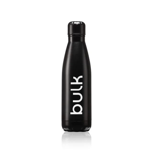 Bulk bouteille isotherme 500 ml acier inoxydable noir