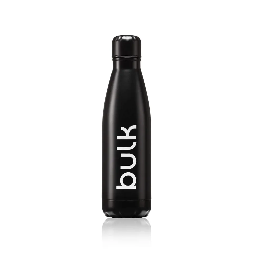 Bulk bouteille isotherme 500 ml acier inoxydable noir