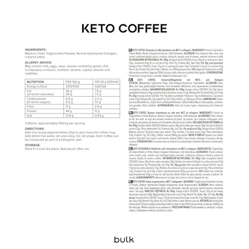 BULK Keto Coffee café instantané 500 g MCT