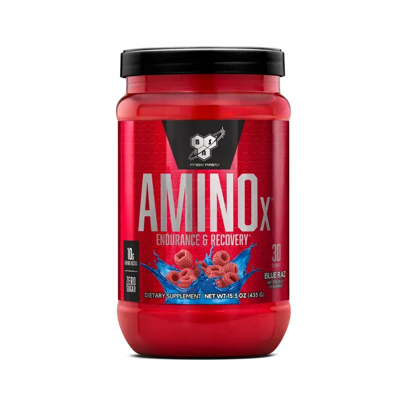 BSN AMINOx BCAA framboise bleue 30 doses sans stimulant