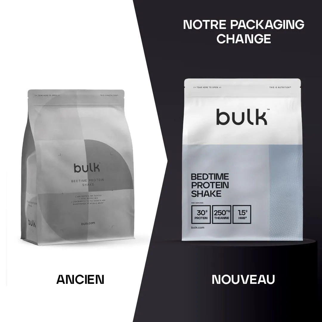 BULK Complete Bedtime Shake Protéiné Pré-Nuit chocolat 2,5 kg caséine