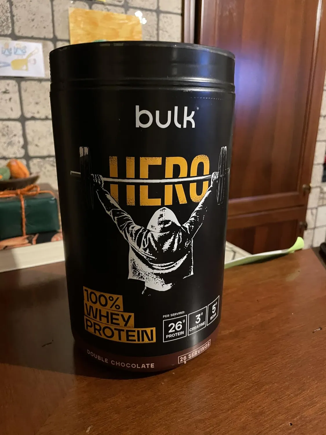 BULK Hero 100% Whey protéine poudre 910 g Double Chocolat créatine