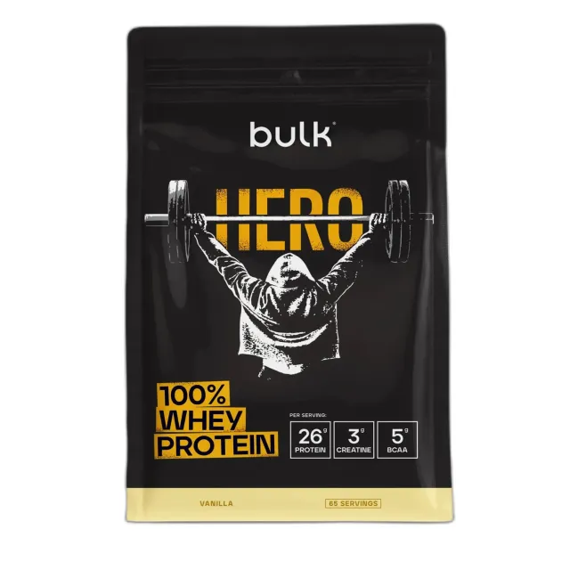BULK Hero 100% Whey protéine en poudre vanille 65 portions créatine