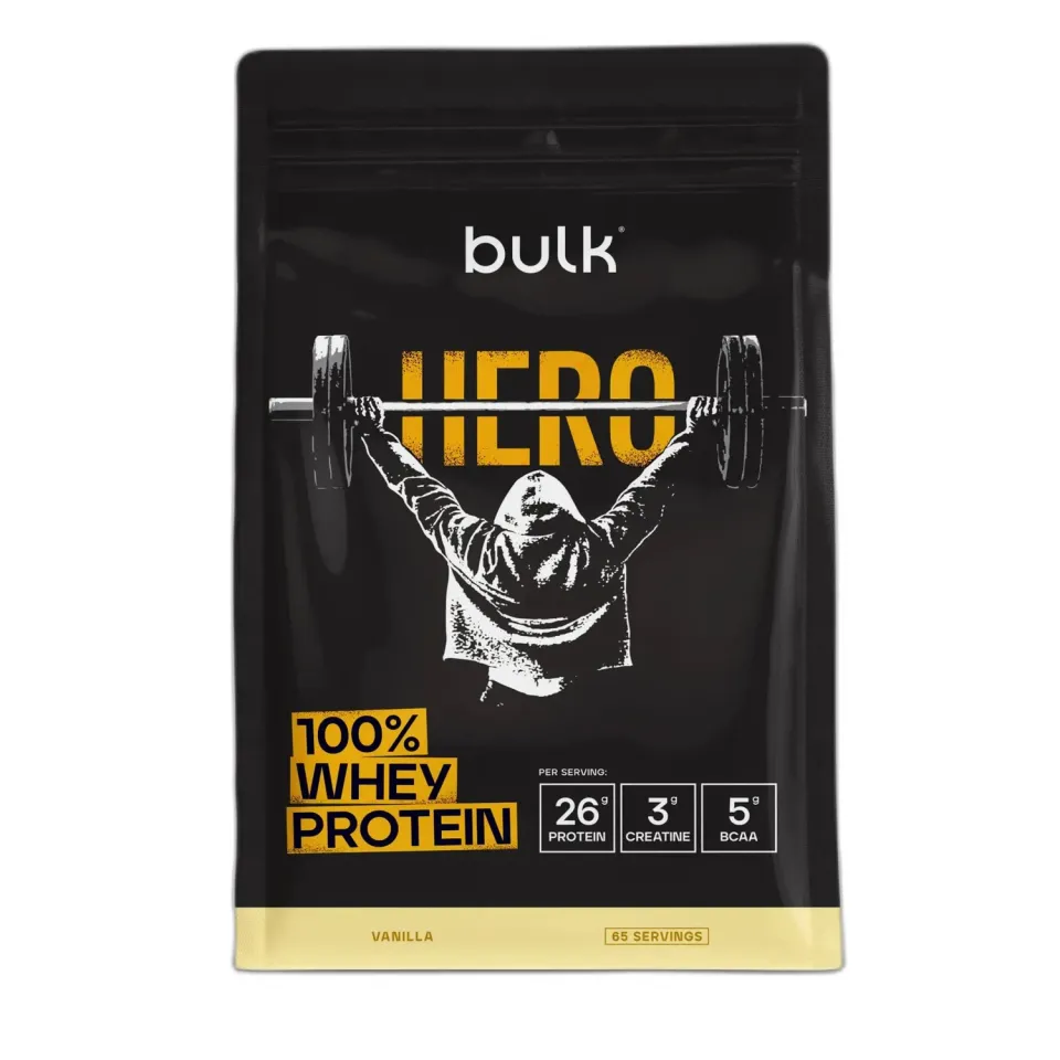 BULK Hero 100% Whey protéine en poudre vanille 65 portions créatine