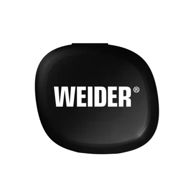 Weider Pillendose pilulier noir compartiments compact
