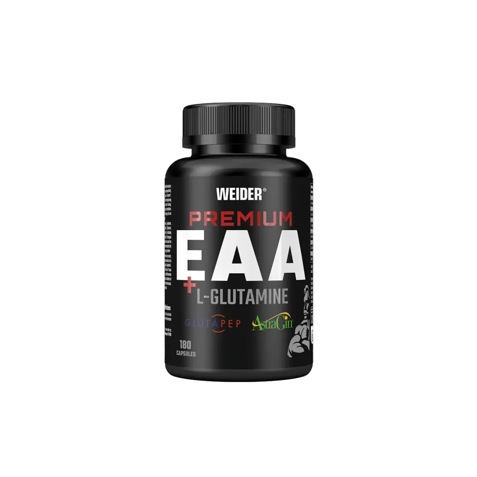 Weider Premium EAA + L-Glutamine gélules 180 unités avec AstraGin