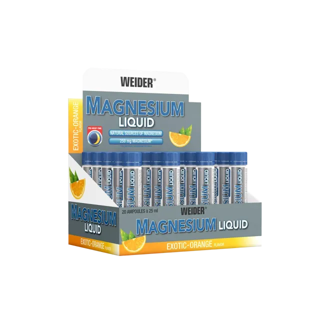 Weider Magnesium Liquid Exotic-Orange 20 ampoules 250mg