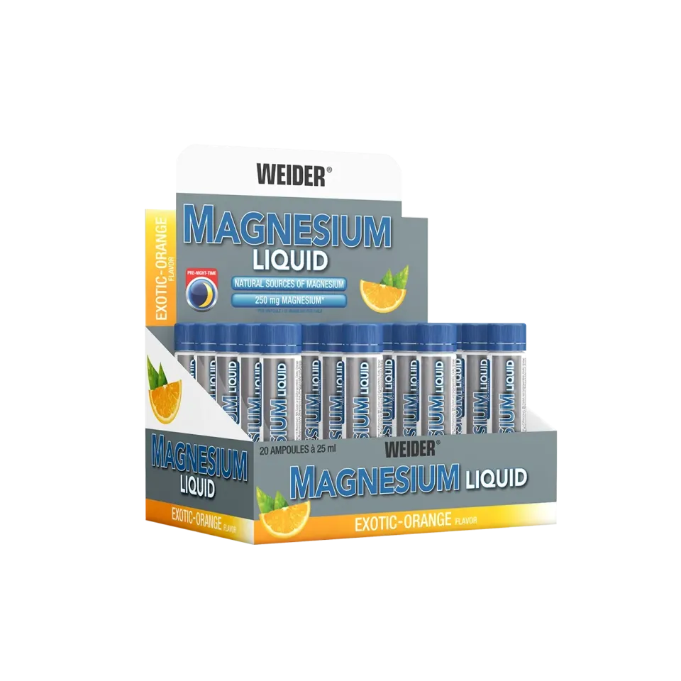 Weider Magnesium Liquid Exotic-Orange 20 ampoules 250mg