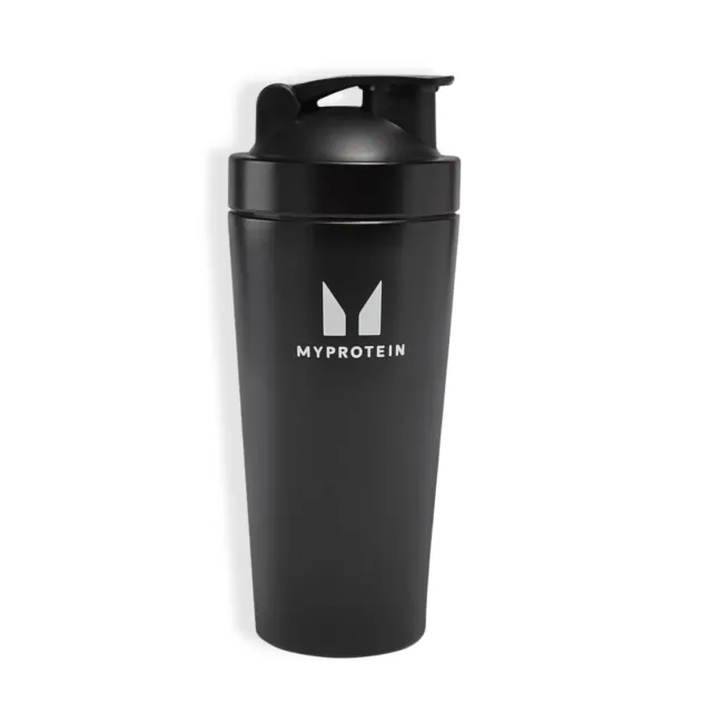 Myprotein shaker en métal noir 750 ml recyclé