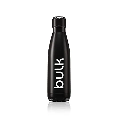 Bulk bouteille isotherme 500 ml acier inoxydable noir