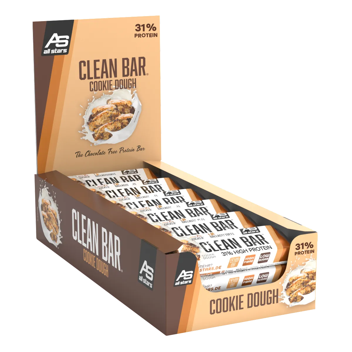 AllStars Clean Bar barre protéinée 1 x 45 g Peanut Butter Chocolate