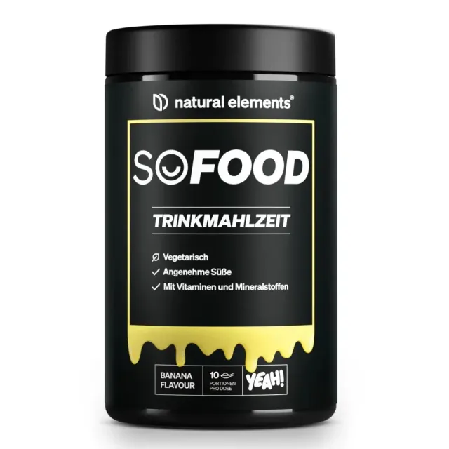 Natural Elements So Food Trinkmahlzeit repas à boire 900 g chocolat