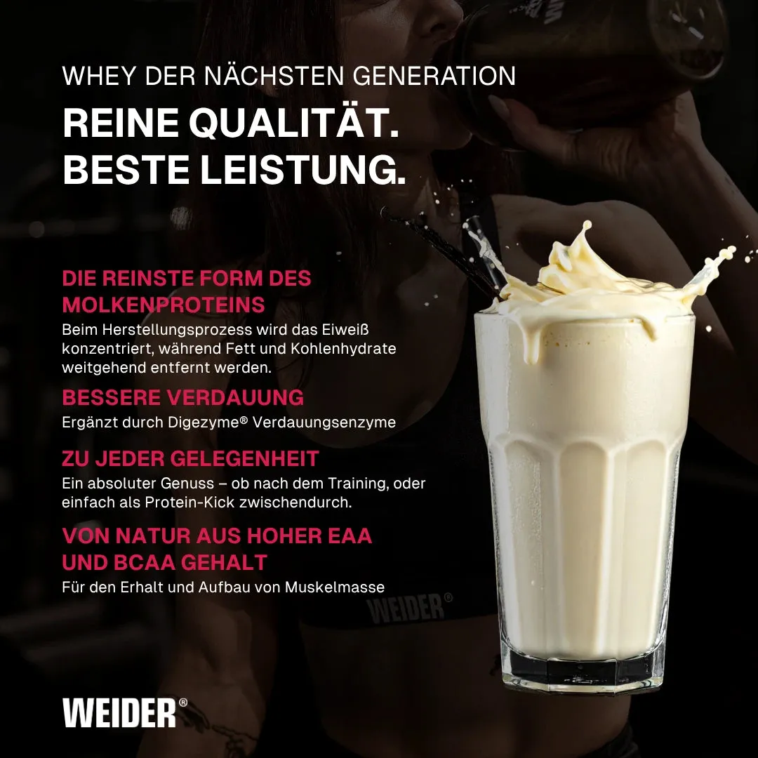 Weider Isolate Whey 100 CFM protéine en poudre Banane 420 g avec Digezyme