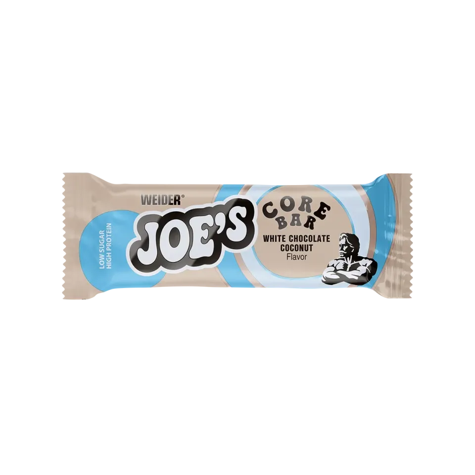 Weider Joe's Core Protein Bar barre protéinée White Chocolate Coconut