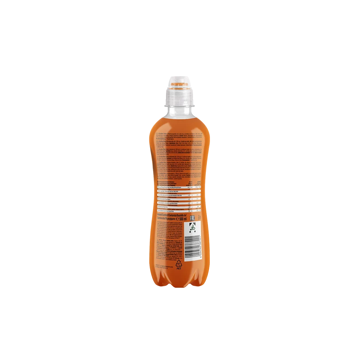 Weider L-Carnitine Water boisson orange 500 ml sans sucre