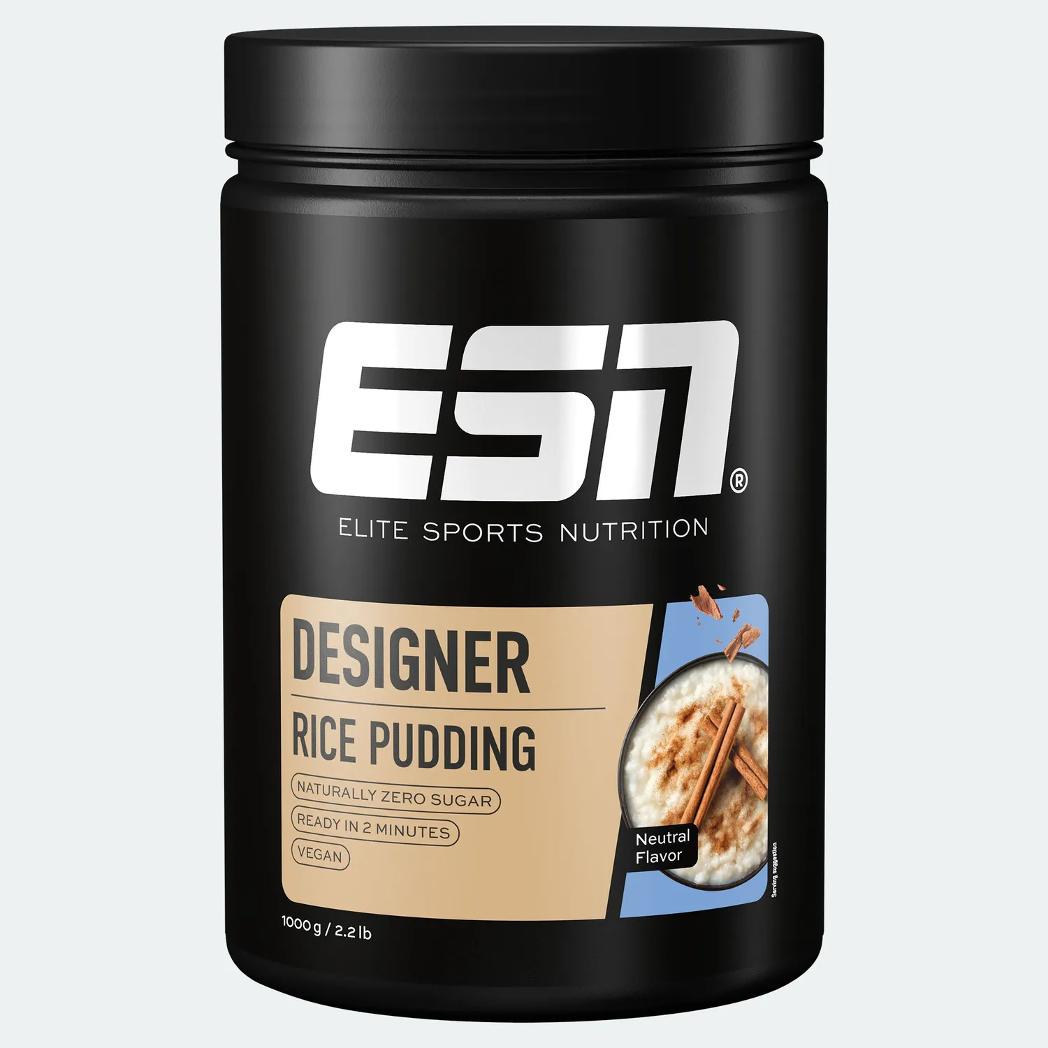 ESN Designer Rice Pudding crème de riz 1000 g rapide à préparer